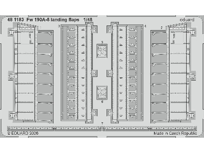 Focke Wulf  Fw-190 A-8 - Landing Flaps (For Hobby Boss Kits) - zdjęcie 1