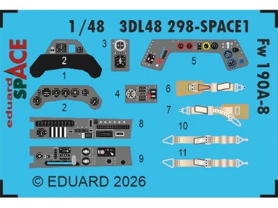 Focke Wulf Fw-190 A-8 - Space Set (For Hobby Boss Kits) - zdjęcie 1