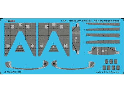 Consolidated Pby-5 A Catalina - Wingtip Floats Space Set (For Eduard And Revell Kits) - zdjęcie 1