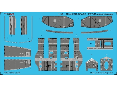 Consolidated Pby-5 A Catalina - Undercarriage Space Set (For Eduard And Revell Kits) - zdjęcie 1