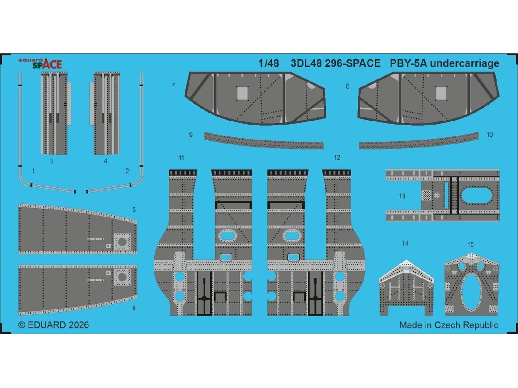 Consolidated Pby-5 A Catalina - Undercarriage Space Set (For Eduard And Revell Kits) - zdjęcie 1