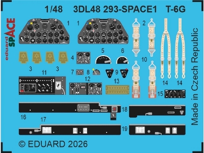 North American T-6 G Texan - Space Set (For Italeri Kits) - zdjęcie 1