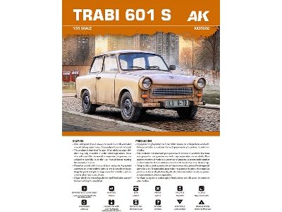 Trabi 601 S With Civilian Driver Figure (Limited Special Edition) - zdjęcie 4