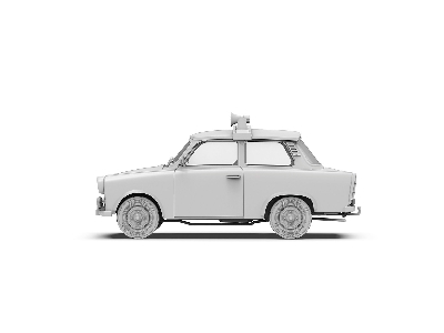 Trabi 601 S With Civilian Driver Figure (Limited Special Edition) - zdjęcie 12