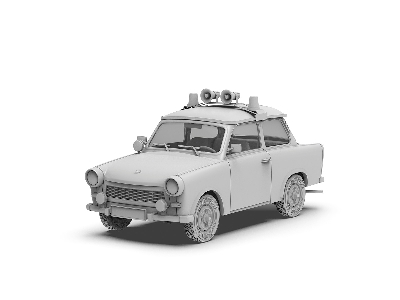 Trabi 601 S With Civilian Driver Figure (Limited Special Edition) - zdjęcie 13