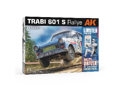 Trabi 601 Rallye With Rallye Driver Figure (Limited Special Edition) - zdjęcie 1