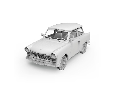 Trabi 601 Rallye With Rallye Driver Figure (Limited Special Edition) - zdjęcie 2