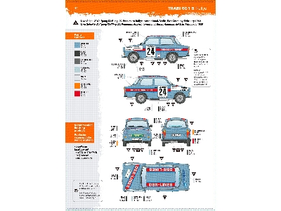 Trabi 601 Rallye With Rallye Driver Figure (Limited Special Edition) - zdjęcie 7