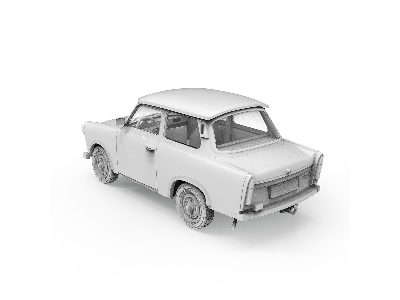 Trabi 601 Rallye With Rallye Driver Figure (Limited Special Edition) - zdjęcie 12
