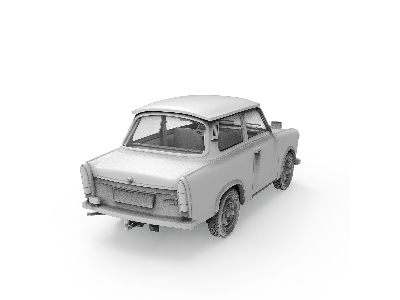 Trabi 601 Rallye With Rallye Driver Figure (Limited Special Edition) - zdjęcie 13