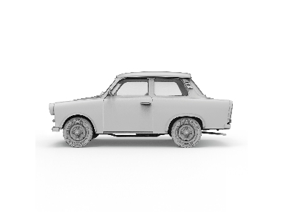 Trabi 601 Rallye With Rallye Driver Figure (Limited Special Edition) - zdjęcie 14
