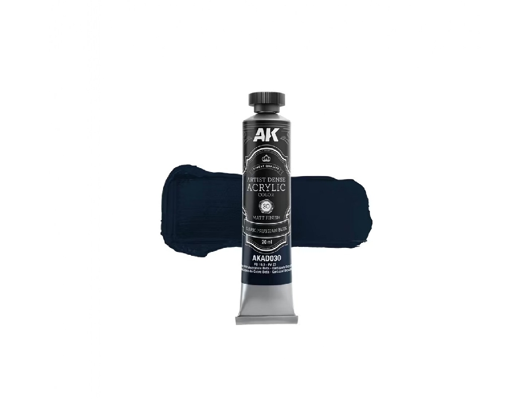 Akad030 Artist Dense Acrylic - Dark Prussian Blue - zdjęcie 1