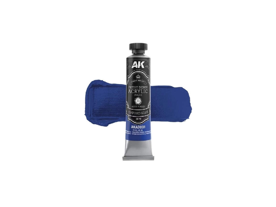 Akad031 Artist Dense Acrylic - Oxford Blue - zdjęcie 1
