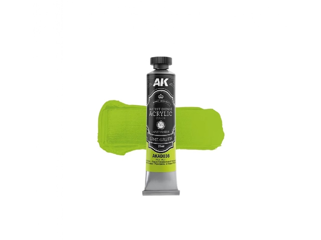 Akad036 Artist Dense Acrylic - Lime Green - zdjęcie 1