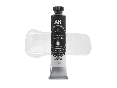 Akad104 Artist Dense Acrylic Colors - Black & White Color Set - zdjęcie 2