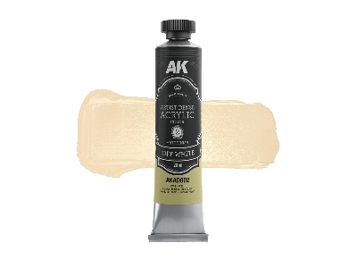 Akad104 Artist Dense Acrylic Colors - Black & White Color Set - zdjęcie 3