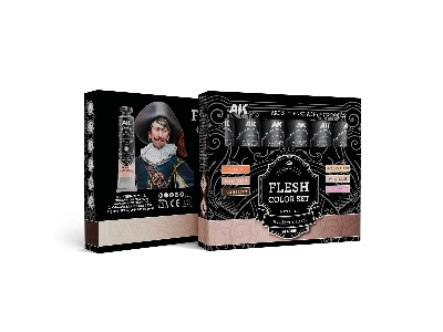 Akad105 Artist Dense Acrylic Colors - Flesh Color Set - zdjęcie 1