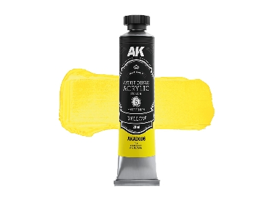 Akad106 Artist Dense Acrylic Colors - Yellow Color Set - zdjęcie 2