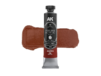 Akad107 Artist Dense Acrylic Colors - Red Color Set - zdjęcie 5