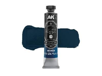 Akad108 Artist Dense Acrylic Colors - Blue Color Set - zdjęcie 4
