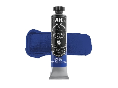 Akad108 Artist Dense Acrylic Colors - Blue Color Set - zdjęcie 6