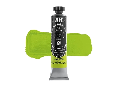 Akad109 Artist Dense Acrylic Colors - Green Color Set - zdjęcie 7