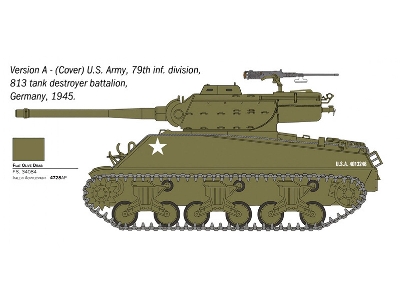 M36B1 90mm GMC amerykaĹ„ski niszczyciel czoĹ‚gĂłw - zdjÄ™cie 4