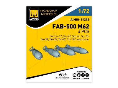 Fab-500 M62 (4 Pcs / 3d-printed) - zdjęcie 1