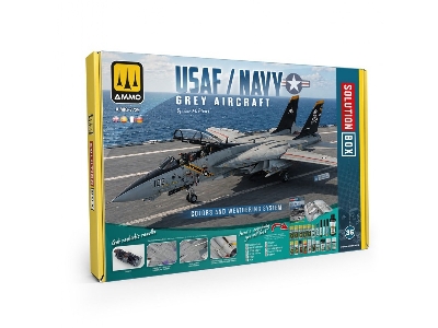 A.Mig-7739 Usaf / Us Navy Grey Aircraft - Solution Box 36 (Multilingual Edition) - zdjęcie 1