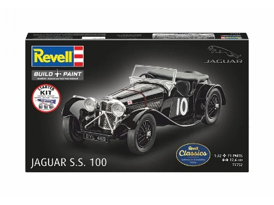 Jaguar Ss 100 - Starter Kit (Revell Classics) - zdjęcie 4