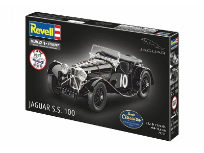 Jaguar Ss 100 - Starter Kit (Revell Classics) - zdjęcie 5