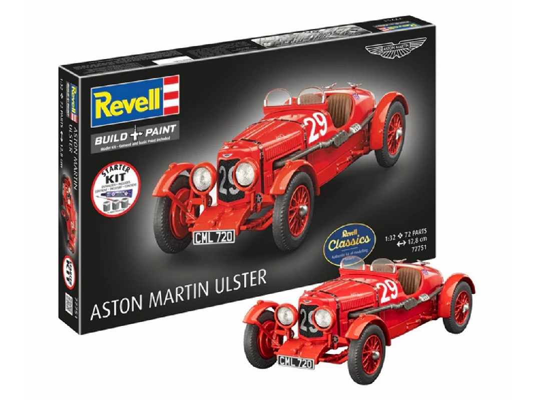Aston Martin Ulster - Starter Kit (Revell Classics) - zdjęcie 1
