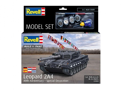 Leopard 2a4 - 40th Anniversary Special Decoration (Model Set) - zdjęcie 2