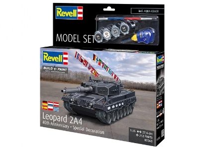 Leopard 2a4 - 40th Anniversary Special Decoration (Model Set) - zdjęcie 3