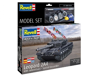 Leopard 2a4 - 40th Anniversary Special Decoration (Model Set) - zdjęcie 5