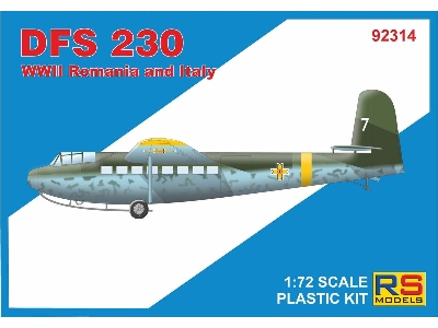 Dfs-230 In Wwii Romania And Italy - zdjęcie 1