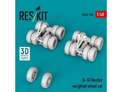 Convair B-58 Hustler - Weighted Wheel Set (3d-printed) - zdjęcie 1