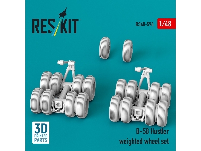 Convair B-58 Hustler - Weighted Wheel Set (3d-printed) - zdjęcie 2