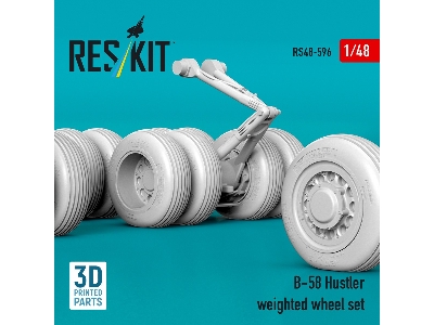 Convair B-58 Hustler - Weighted Wheel Set (3d-printed) - zdjęcie 3
