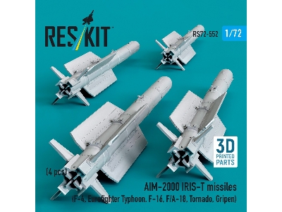 Aim-2000 Iris-t Missiles (4 Pcs / 3d-printed) - zdjęcie 3