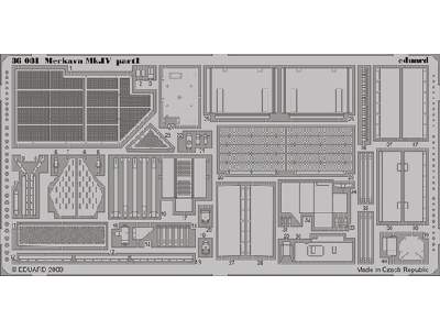  Merkava Mk. IV 1/35 - Academy Minicraft - blaszki - zdjęcie 1