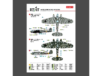 Heinkel He-111 H-16 / H-20 And H-22 - Late Series Decals - zdjęcie 1