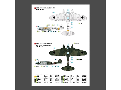 Heinkel He-111 H-16 / H-20 And H-22 - Late Series Decals - zdjęcie 3
