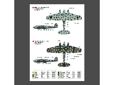 Heinkel He-111 H-16 / H-20 And H-22 - Late Series Decals - zdjęcie 4