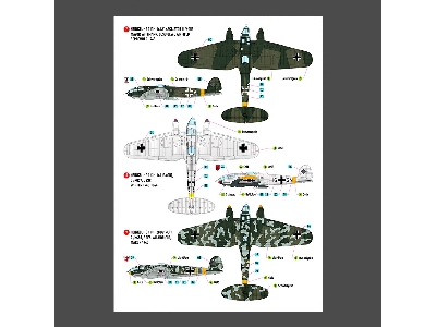 Heinkel He-111 H-16 / H-20 And H-22 - Late Series Decals - zdjęcie 5