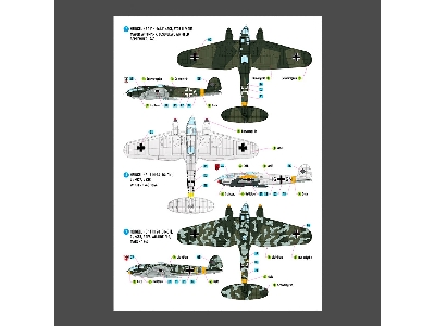 Heinkel He-111 H-16 / H-20 And H-22 - Late Series Decals - zdjęcie 1