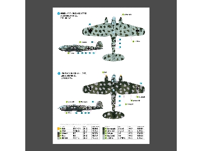 Heinkel He-111 H-16 / H-20 And H-22 - Late Series Decals - zdjęcie 3