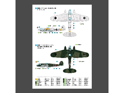 Heinkel He-111 H-16 / H-20 And H-22 - Late Series Decals - zdjęcie 4