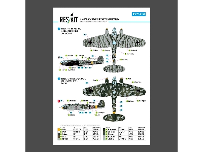 Heinkel He-111 H-16 / H-20 And H-22 - Late Series Decals - zdjęcie 5