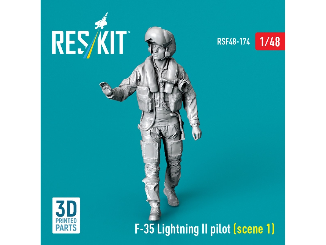 Lockheed Martin F-35 Lightning Ii - Pilot Scene 1 (1 Figure / 3d-printed) - zdjęcie 1